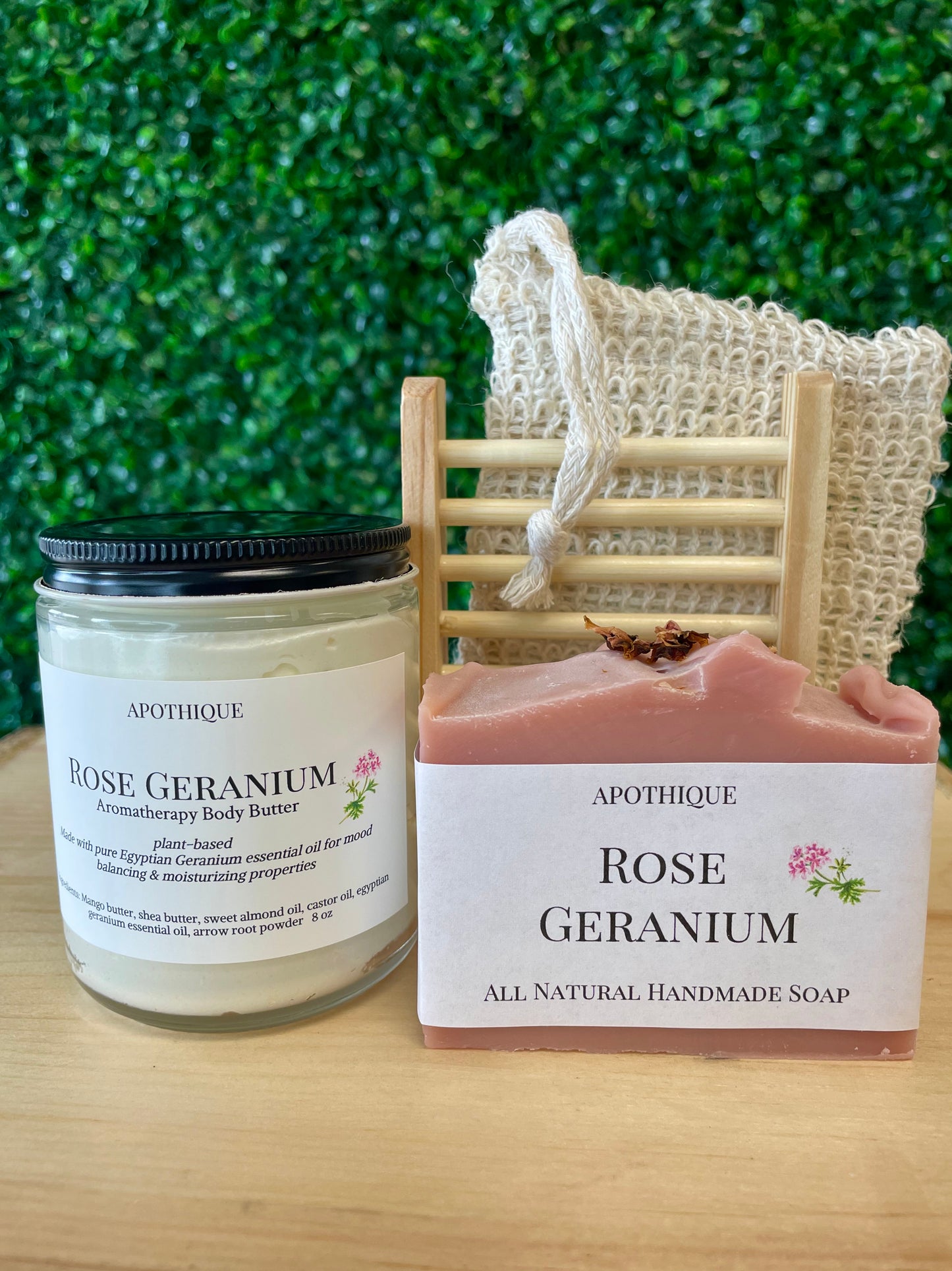 Rose Geranium Self Care Set